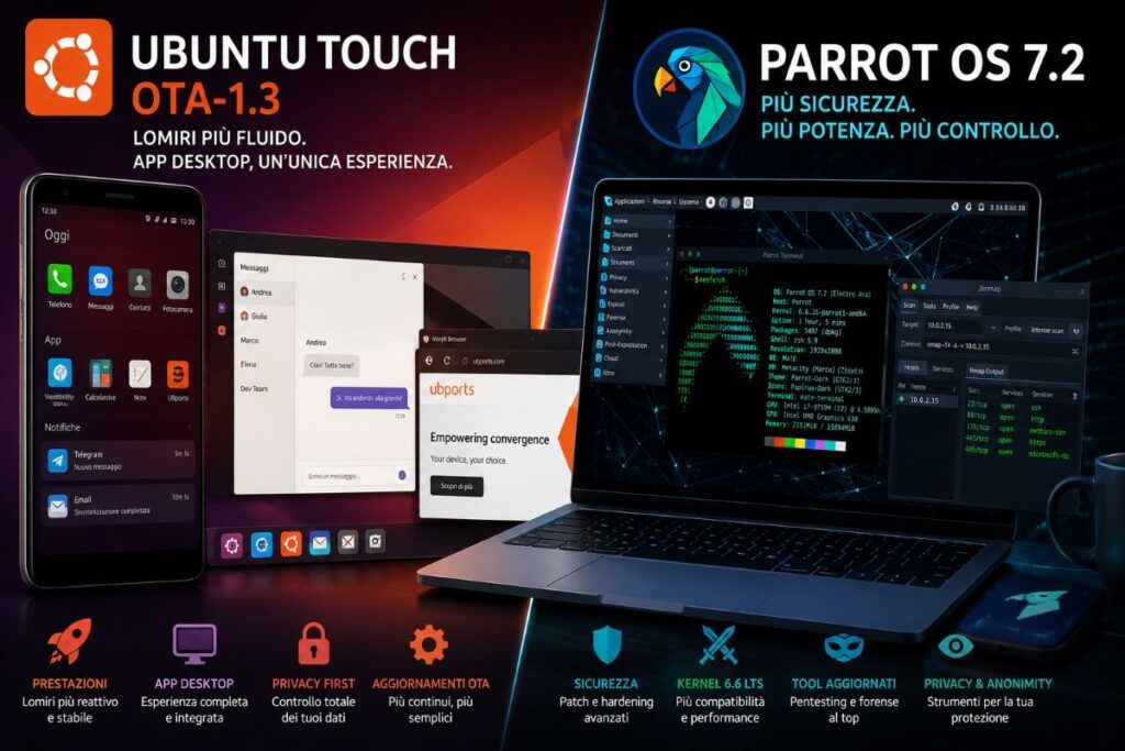 parrot ubuntu touch