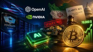Il Pentagono porta l’AI di OpenAI e Nvidia su reti classificate, mentre il Clarity Act fa volare Bitcoin oltre i 78.000 dollari