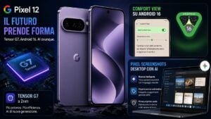 Google prepara Pixel 12 con Tensor G7 a 2nm e AI su desktop