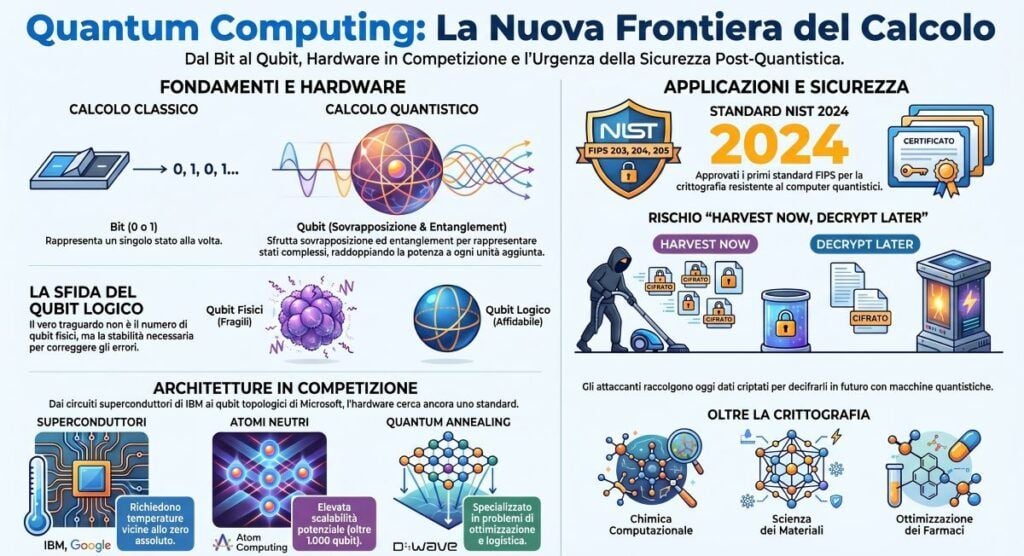 quantum computing guida infografica