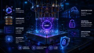 Quantum computing: guida a hardware, software, qubit e sicurezza post-quantum
