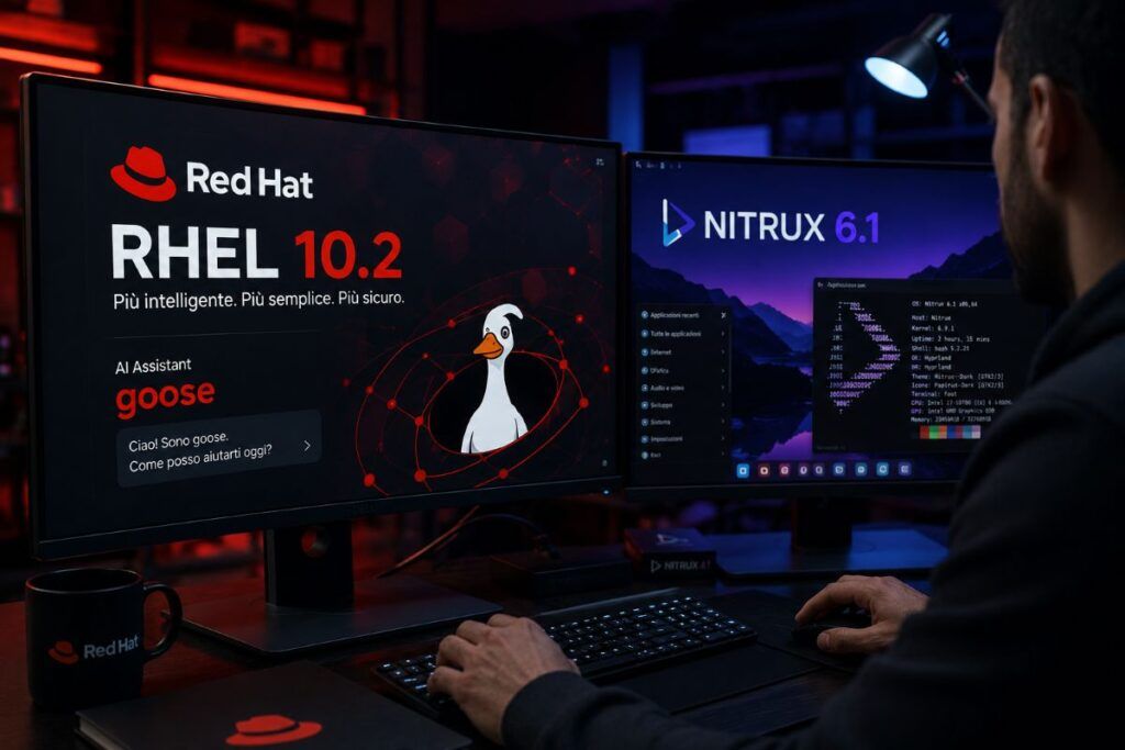 Red Hat lancia RHEL 10.2 con AI e Nitrux 6.1 aggiorna il desktop Linux 2 rhel 10 2 nitrux 6 1