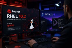 Red Hat lancia RHEL 10.2 con AI e Nitrux 6.1 aggiorna il desktop Linux
