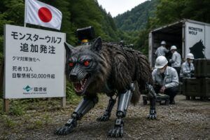 Giappone: robot lupi Monster Wolf esplodono dopo 13 morti causate dagli orsi 5 Giappone: robot lupi Monster Wolf esplodono dopo 13 morti causate dagli orsi