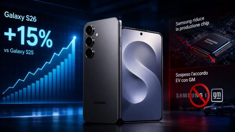 samsung galaxy s26 sciopero chip