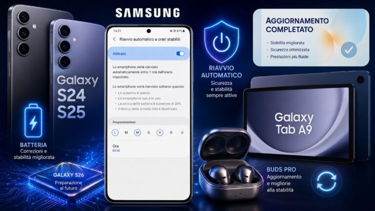 samsung update galaxy batteria