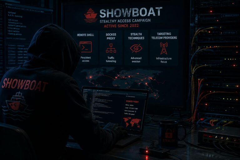showboat malware linux telecom