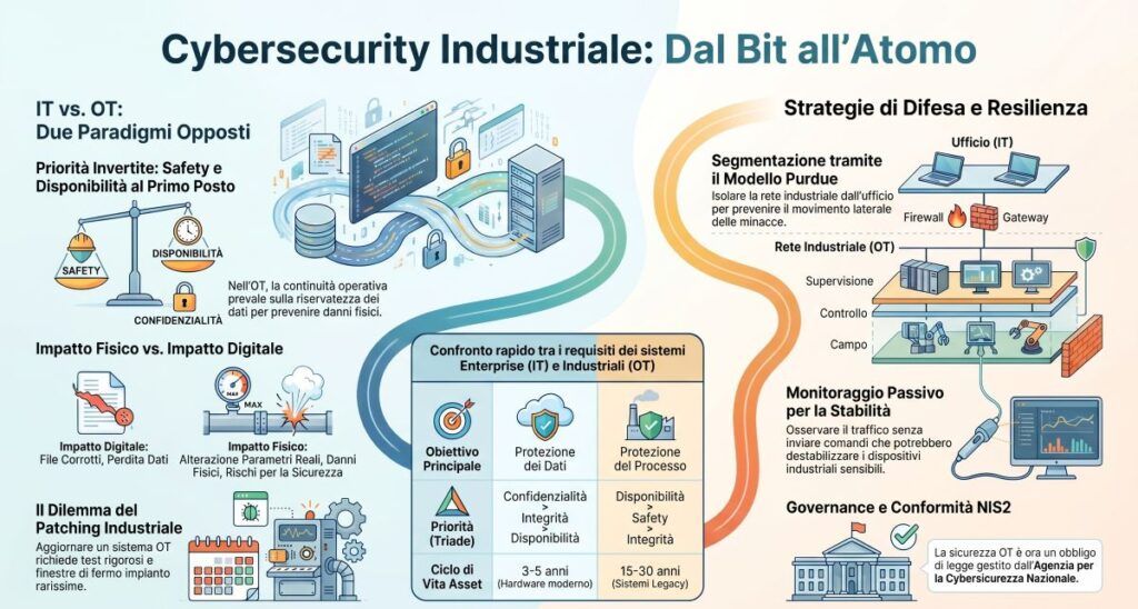 sicurezza industriale ics ot infografica