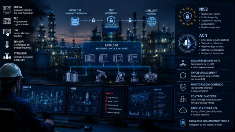 sicurezza industriale ics ot infrastrutture critiche