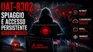 UAT-8302 colpisce governi con NetDraft CloudSorcerer e SNOWRUST