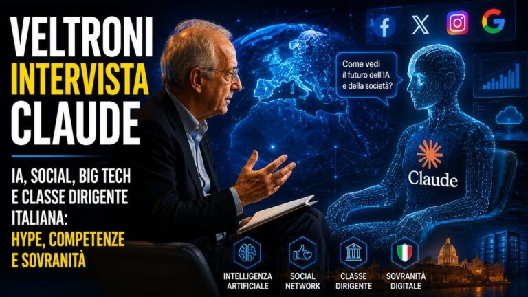 walter veltroni claude intelligenza artificiale corriere