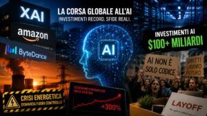 Allarme Elon Musk: l’intelligenza artificiale spegne le città e brucia il lavoro