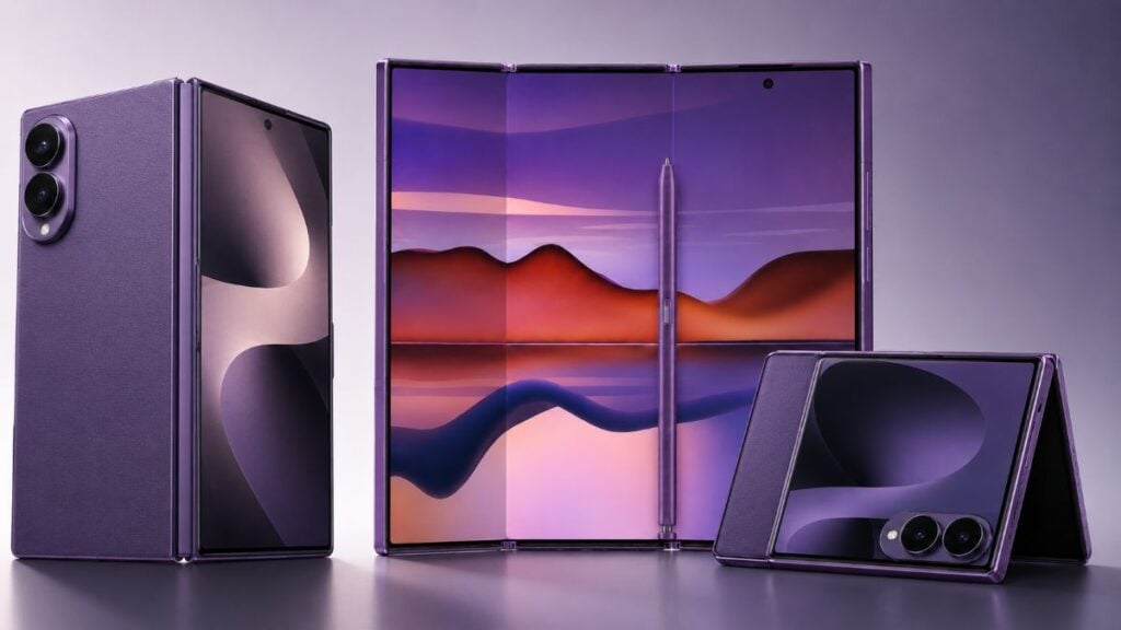 Rivoluzione Samsung: svelato il nuovo Galaxy Z Fold 8 con display mostruoso e Trifold con S Pen integrata 2 z fold 8 wide trifold novita