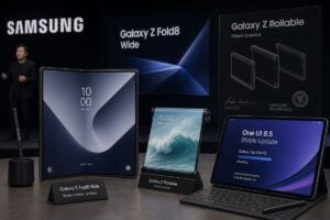 Samsung prepara Galaxy Z Fold 8 Wide e brevetta un Galaxy Z Rollable 13 Samsung prepara Galaxy Z Fold 8 Wide e brevetta un Galaxy Z Rollable