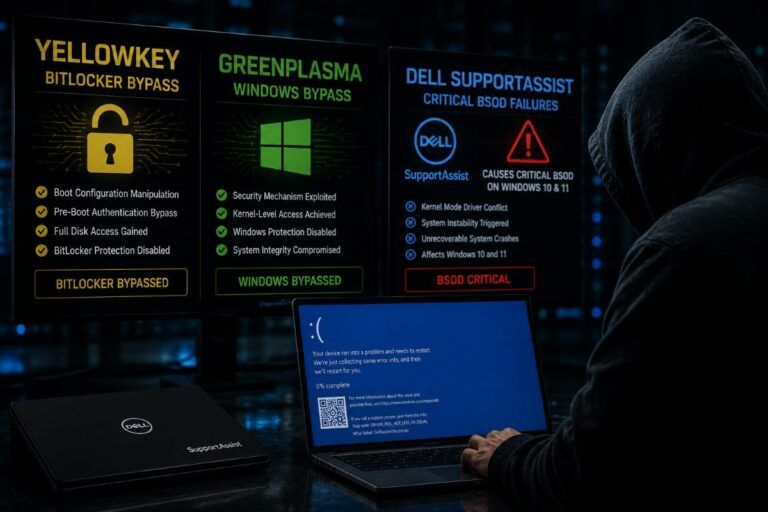 zero day windows bitlocker bsod dell