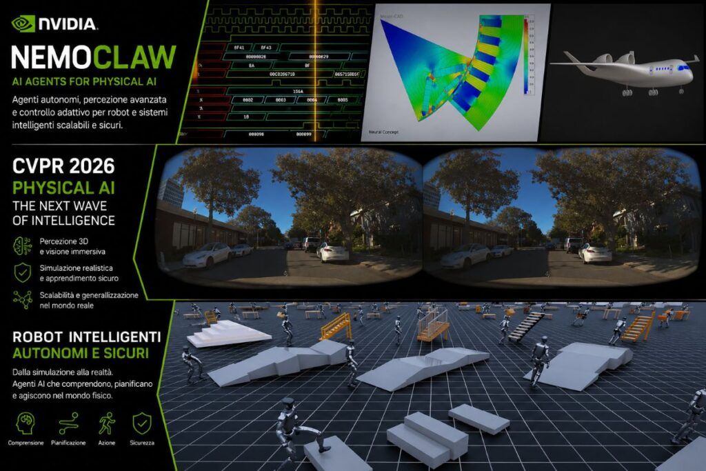 NVIDIA NemoClaw e CVPR 2026 accelerano la nascita degli ingegneri AI autonomi 2 Cosmos 3 nemoclaw