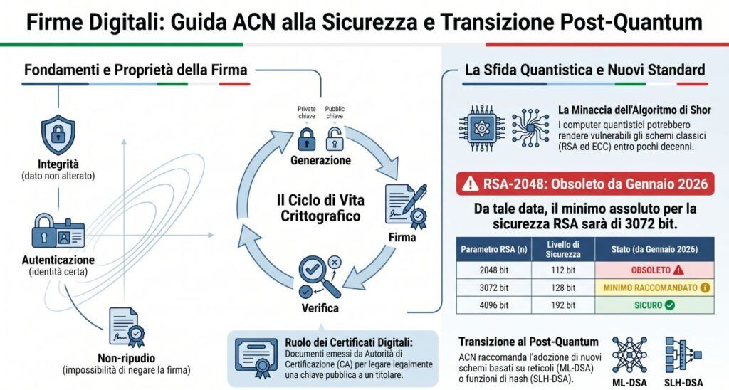 Guida Sicurezza Firme Digitali Post Quantum