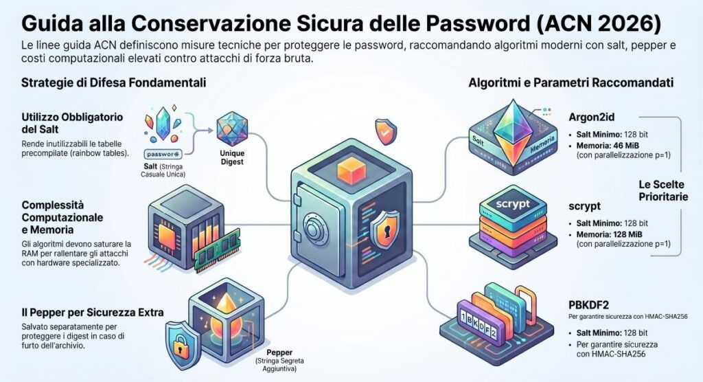 Guida sicurezza password ACN 2026