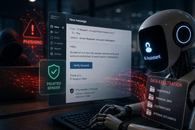 agent phishing assistenti ia email sicurezza