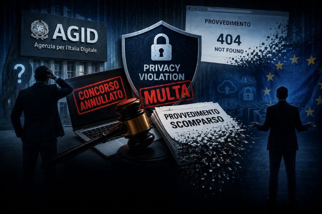 agid concorso annullato provvedimento