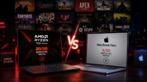 AMD contro MacBook Neo: "Il laptop Apple fallisce nel gaming", ecco perché i Ryzen vincono 15 AMD contro MacBook Neo: “Il laptop Apple fallisce nel gaming”, ecco perché i Ryzen vincono