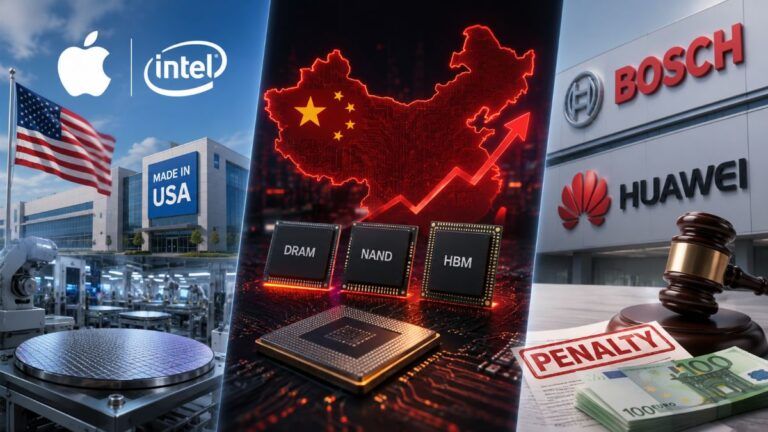apple intel chip usa cina dram ssd bosch huawei