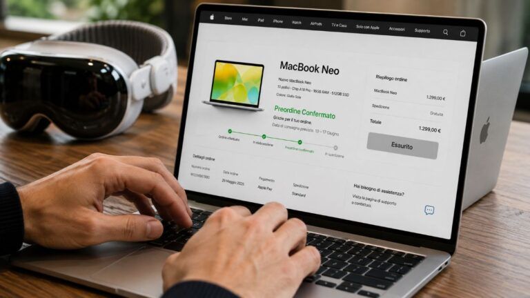 apple vision pro cancellato macbook neo preordini record