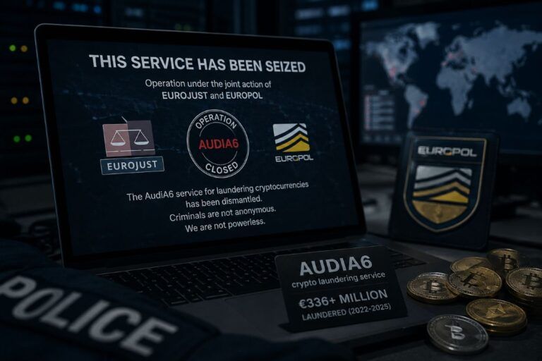 audia6 riciclaggio criptovalute ransomware