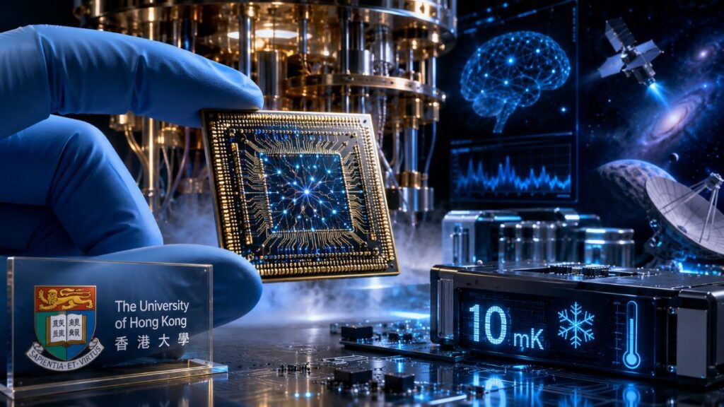 Svolta nell'informatica estrema: HKU crea il primo chip "neuromorfico" che congela a 10 millikelvin 2 chip neuromorfico criogenico