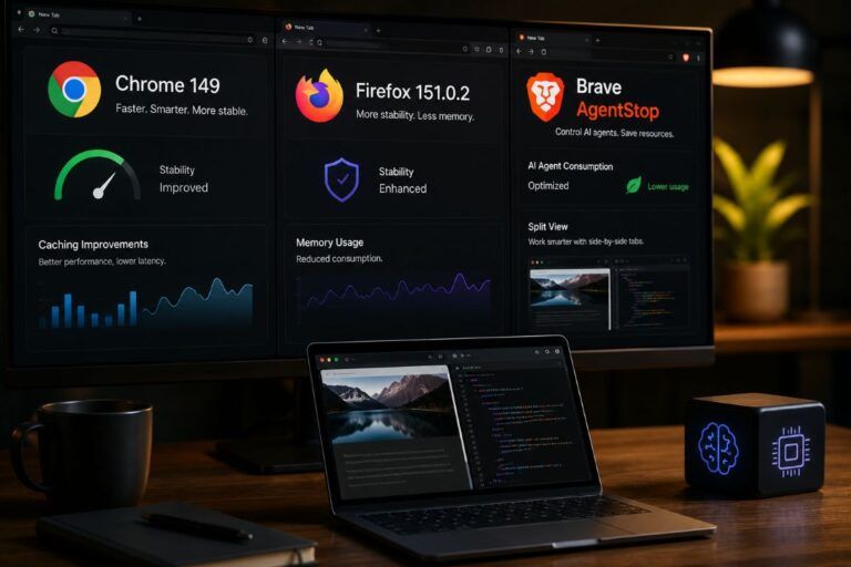 chrome 149 firefox 151 agentstop