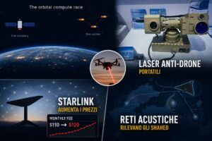 La Cina sfida Musk con i data center orbitali e lancia il laser anti-drone da zaino