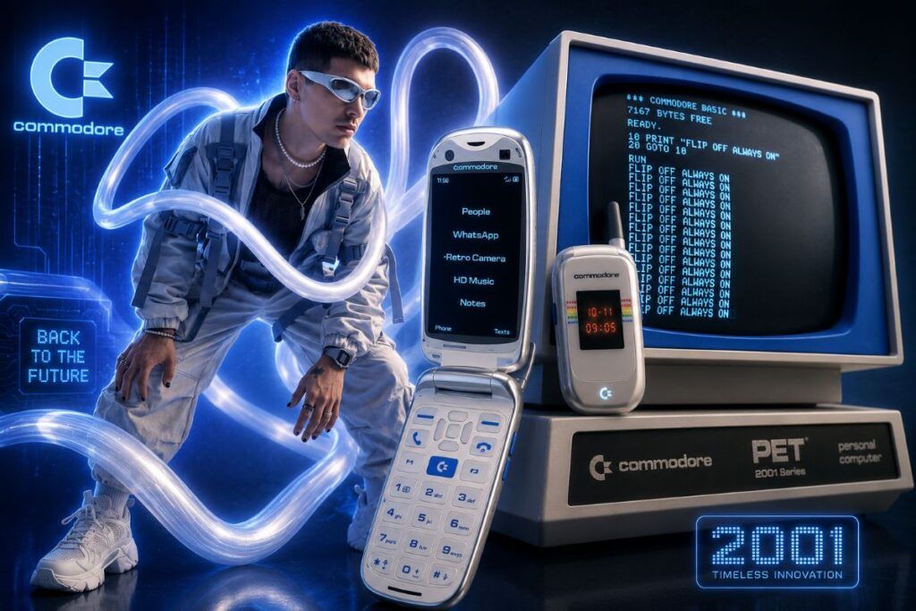 Commodore torna nei telefoni con Callback 8020, il flip phone europeo basato su Sailfish OS 2 commodore callback 8020