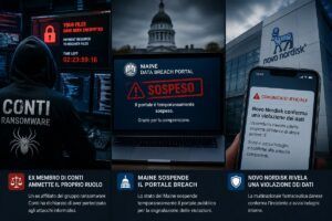 Ransomware Conti, portale Maine nel caos e breach Novo Nordisk: la sicurezza globale sotto tiro 5 Ransomware Conti, portale Maine nel caos e breach Novo Nordisk: la sicurezza globale sotto tiro