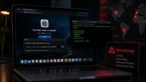 DriveSurge colpisce macOS con ClickFix e fake update su siti compromessi 10 DriveSurge colpisce macOS con ClickFix e fake update su siti compromessi