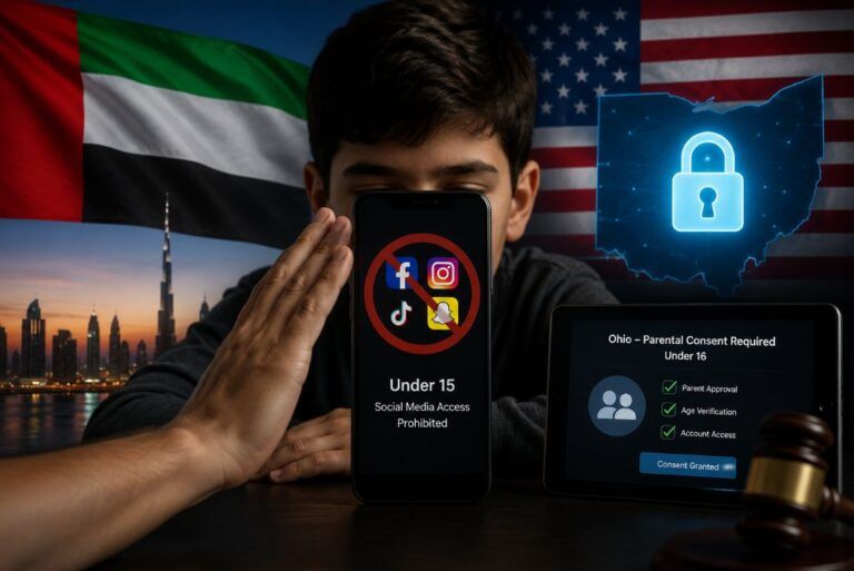 emirati arabi uniti social media minori ohio