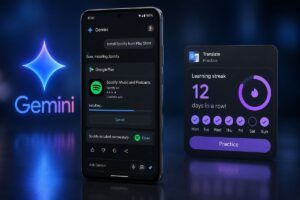 Ora ci pensa l’AI: chiedi a Gemini e lui ti installa le app dal Play Store (mentre Translate ti fa studiare)