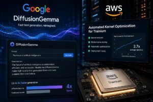Oltre i modelli autoregressivi: l'analisi di DiffusionGemma e l'approccio agentico di AWS per i processori Trainium 3 Oltre i modelli autoregressivi: l’analisi di DiffusionGemma e l’approccio agentico di AWS per i processori Trainium