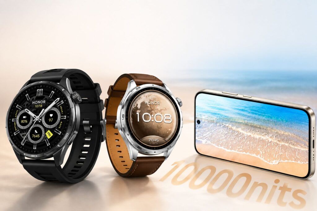 Honor Watch 6 da 35 giorni di autonomia e svela il display shock da 10.000 nit 2 honor watch 6 x80 pro max