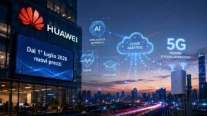 Huawei alza i prezzi dal 1° luglio ma cala l’asso: IA autonoma, super cloud e 5G estremo
