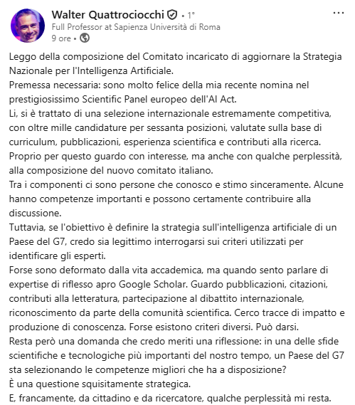 AI italiana, il comitato di Butti riapre il caso dei soliti noti 3 image 298