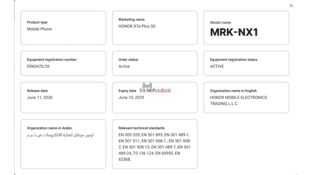 Honor X80 Pro Max e X7e Plus 5G: leak, certificazioni e specifiche batteria 11.000 mAh 3 image 371