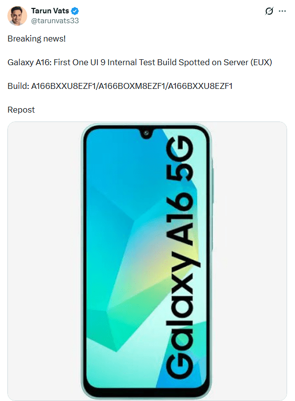 One UI 9 Beta 3 su Galaxy S26, test A16 5G e aggiornamento Galaxy Watch 8 4 image 450