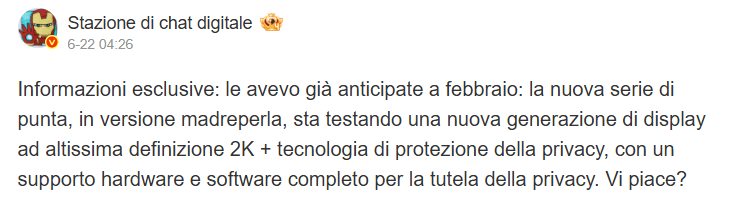 Xiaomi 18 Pro punta sulla privacy con un nuovo display 2K anti-spioni 3 image 650