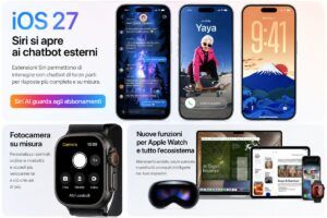 iOS 27 apre a ChatGPT e Gemini, Siri AI potrebbe diventare un servizio premium