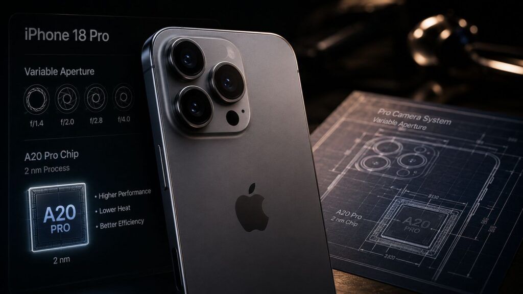 iphone 18 pro camera spessa a20 pro 2nm