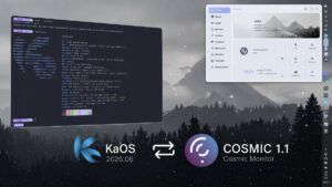 KaOS Linux 2026.06 introduce Dinit, COSMIC 1.1 aggiunge Cosmic Monitor