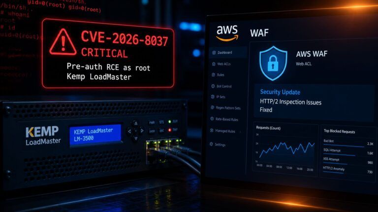 kemp loadmaster aws waf