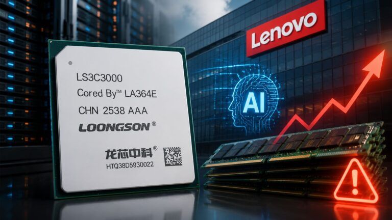 loongson 3c3000 cpu prezzi ram lenovo
