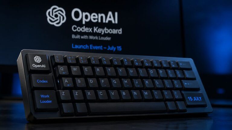 openai codex tastiera work louder 15 luglio